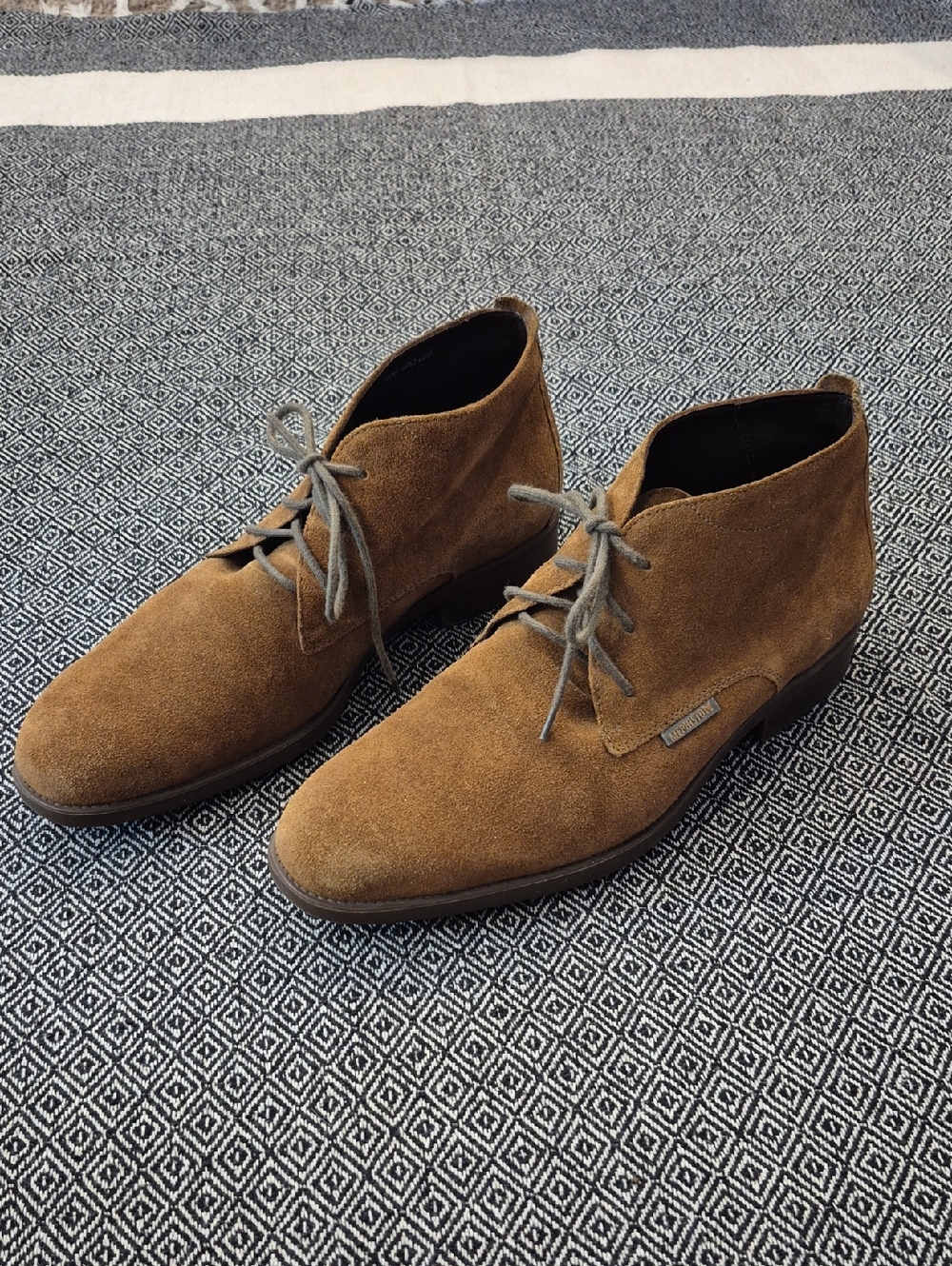 Mephisto Mens Claudio Brown Suede Ankle Boots Size 10
